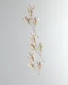 Global Views Mango Leaves Wall Decor In Nickel