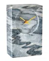 Global Views Marble Tower Clock In Blue