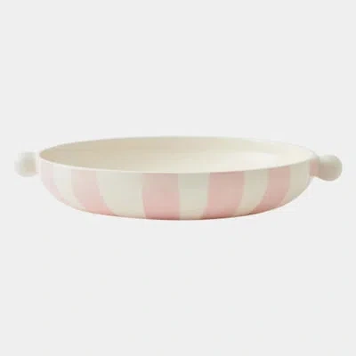 Global Views Mare Bowl-pink 3"h X 14"w X 12"d Decorative Bowl