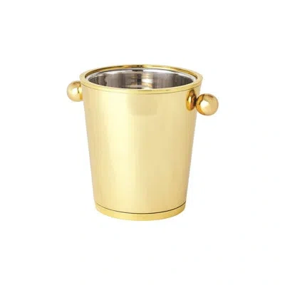 Global Views Margot Champagne Bucket In Brass