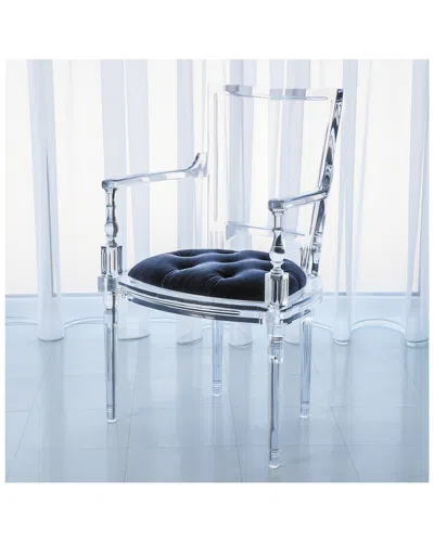 Global Views Marilyn Acrylic Arm Chair In Transparent