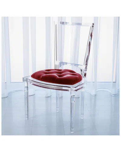 Global Views Marilyn Acrylic Side Chair In Transparent