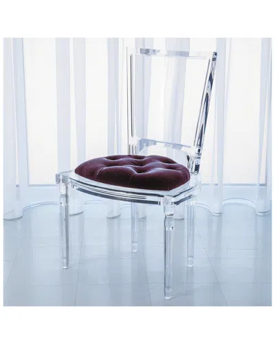 Global Views Marilyn Acrylic Side Chair In Transparent