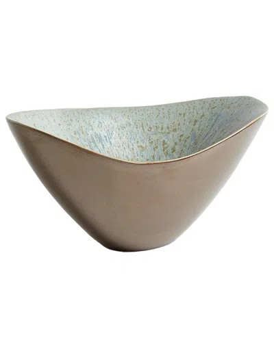 Global Views Marta's Bowl, Bronze Reactive In Brown