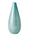 Global Views Medium Feathered Vase In Blue