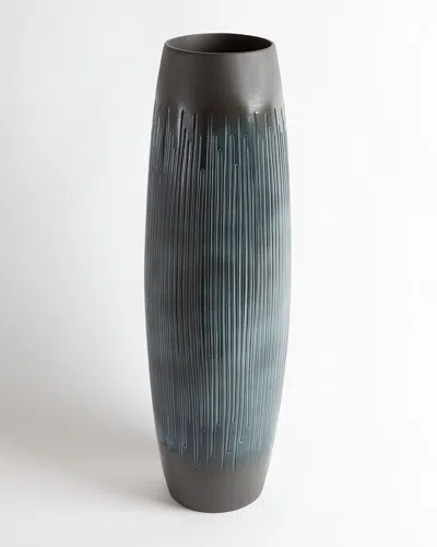 Global Views Medium Matchstick Vase In Ink