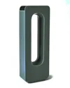 Global Views Medium Rectangle Vase In Blue