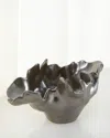 Global Views Meteor Small Decorative Bowl In Silver