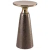 Global Views Meteor Taper Table-bronze In Multi