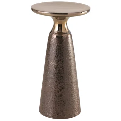 Global Views Meteor Taper Table-bronze In Multi
