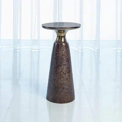 Global Views Meteor Taper Table-bronze