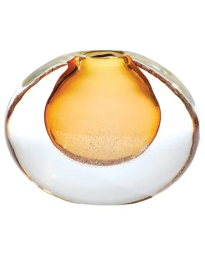 Global Views Micro Bubble Vase In Brown