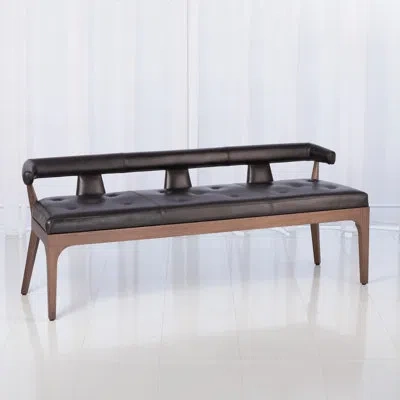 Global Views Moderno Bench In Black