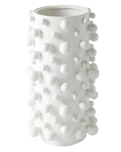 Global Views Molecule Vase In White