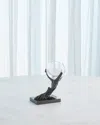 Global Views Monterey Vase Holder In Clear