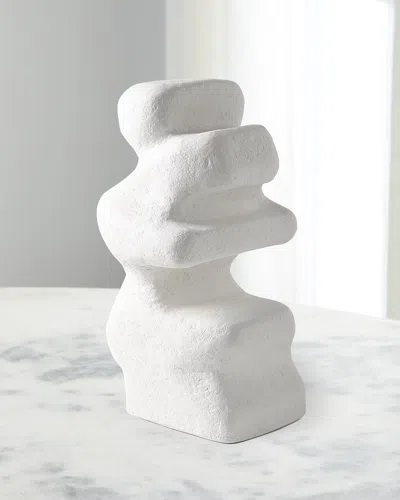 Global Views Mouren Sculpture In White