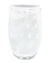 Global Views Netted Vase In White