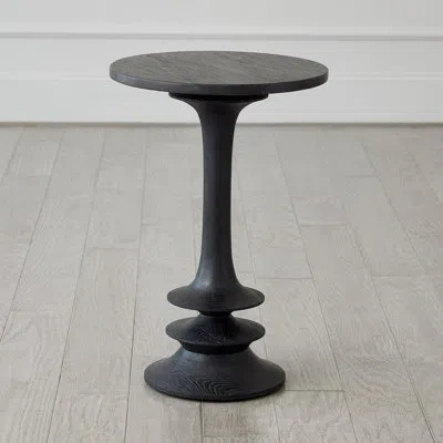 Global Views Oasis End Table In Black