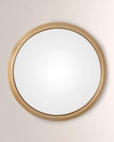 Global Views Oculus Brass Mirror, Medium In Gold