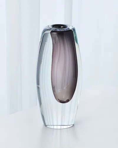 Global Views Off Set Vase - Gray - Large