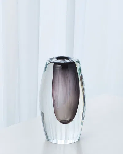 Global Views Off Set Vase - Gray - Small