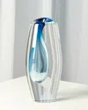 Global Views Off Set Vase - Light Blue - Large