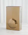 Global Views Oh Yes Matte Gold Vase, 18" In Gold