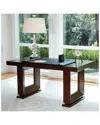 Global Views Open Block Writing Desk In Brown