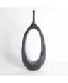 Global Views Open Oval Ring Vase Large