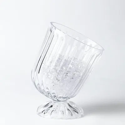 Global Views Optic Slanted Wine Chiller In Clear