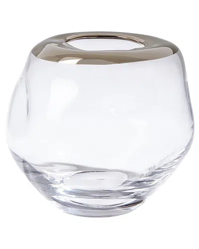 Global Views Organic Formed Vase In Clear