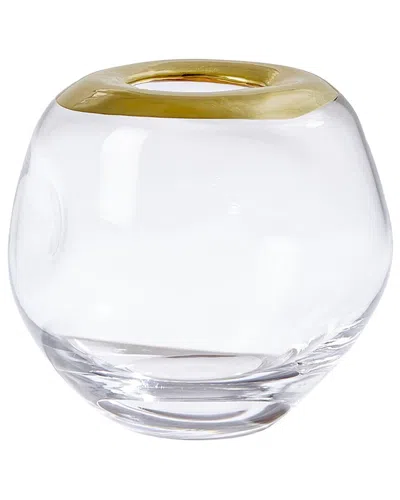 Global Views Organic Formed Vase In Clear