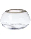 Global Views Organic Formed Vase In Clear