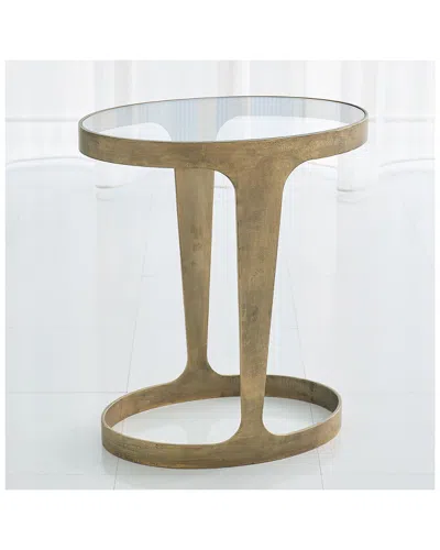 Global Views Oslo Accent Table In Brown