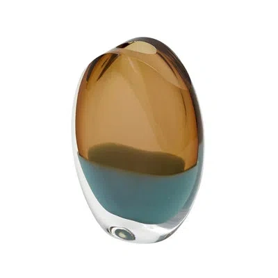 Global Views Oval Vase-pistachio Amber In Pistachio,amber