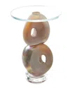 Global Views Pablo Accent Table In Brown