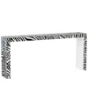 Global Views Parson Table-zebra Lacquer
