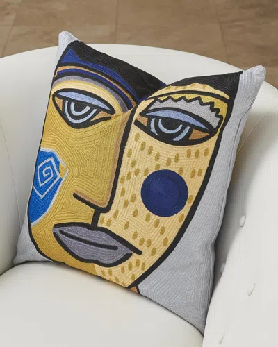Global Views Paulo Pillow In Multi Pattern