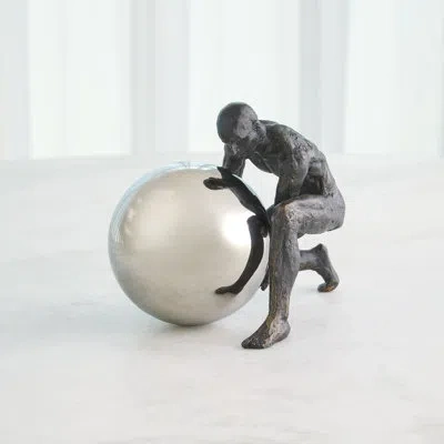 Global Views People Figurines & Sculptures In Black;brown;gray