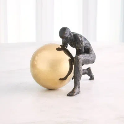 Global Views People Figurines & Sculptures In Brown;yellow