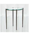 Global Views Petite Oval Accent Table