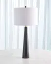 Global Views Pinnacle Marble Table Lamp In Black