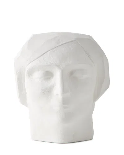 Global Views Plaster Bust Male In White