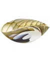 Global Views Pleated Bowl In White