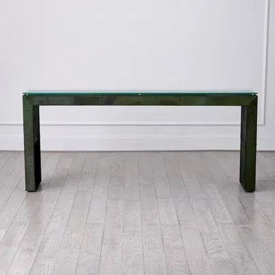 Global Views Posh 72" Console Table In Green