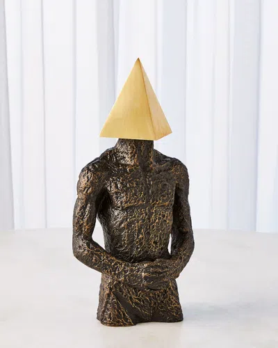 Global Views Pyramid Metric Head Sculpture