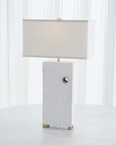 Global Views Radiance 31" Table Lamp In White
