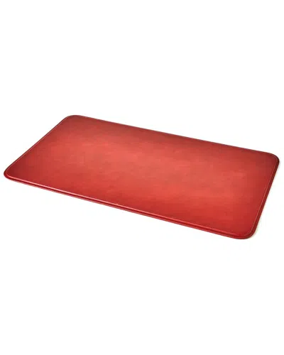 Global Views Radius Edge Desk Blotter In Red