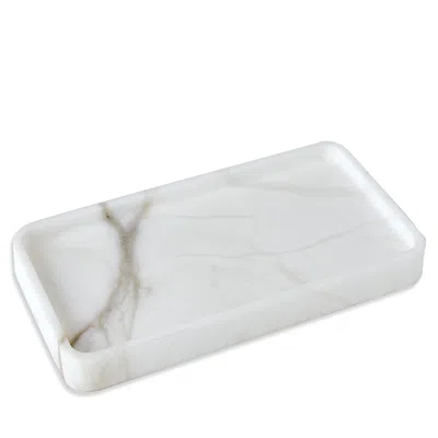 Global Views Raggio Decorative Tray In White