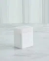 Global Views Raggio Canister - 4.8"t In White